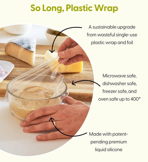 Reusable Silicone Stretch Wrap - Set of 3 - DIGS