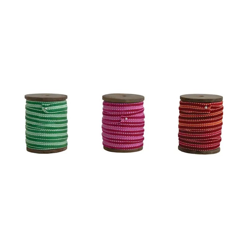 Ribbon on Wood Spool, 5 Yards - DIGS