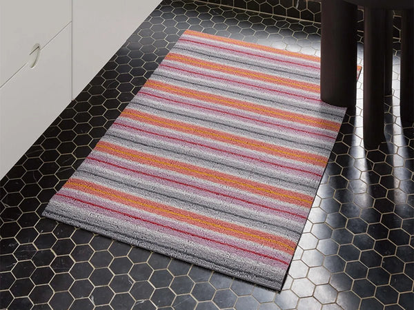 Ribbon Stripe Shag Floor Mat - DIGS