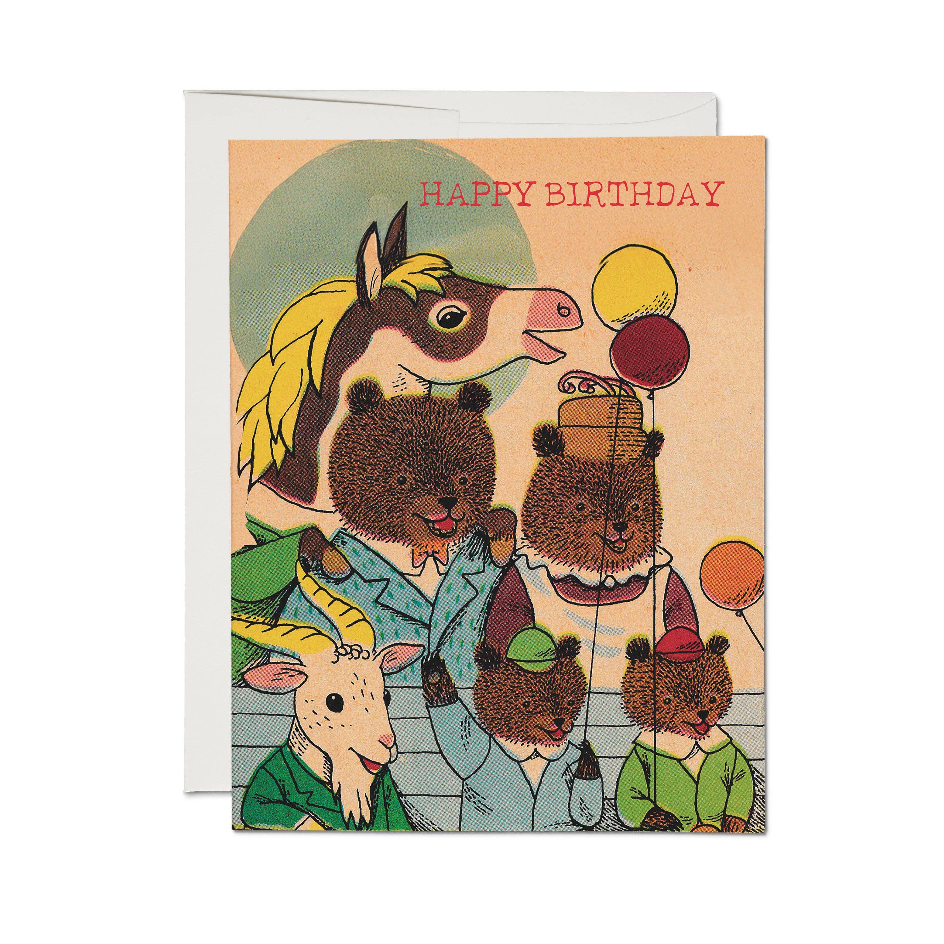 Richard Scarry's Gang Birthday Card - DIGS