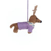 Rudy Dachshund Dog Felt Ornament - DIGS