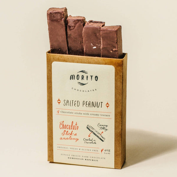 Salted Peanut Dark Chocolate Sticks - DIGS