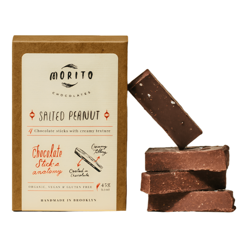 Salted Peanut Dark Chocolate Sticks - DIGS