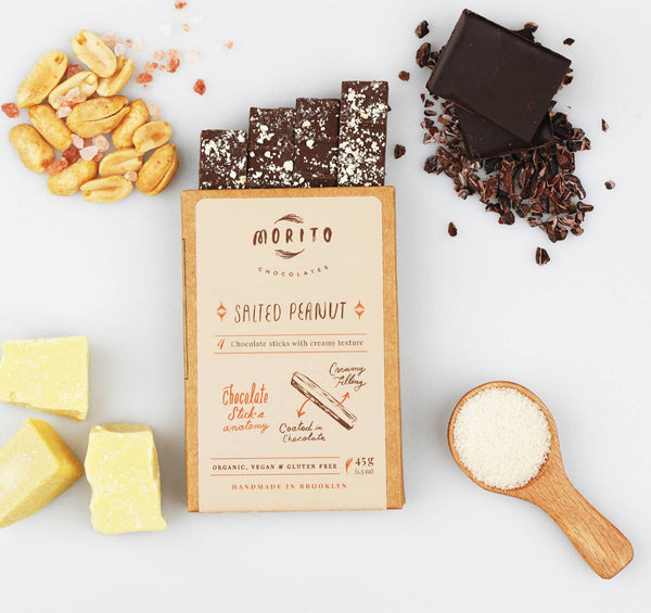 Salted Peanut Dark Chocolate Sticks - DIGS