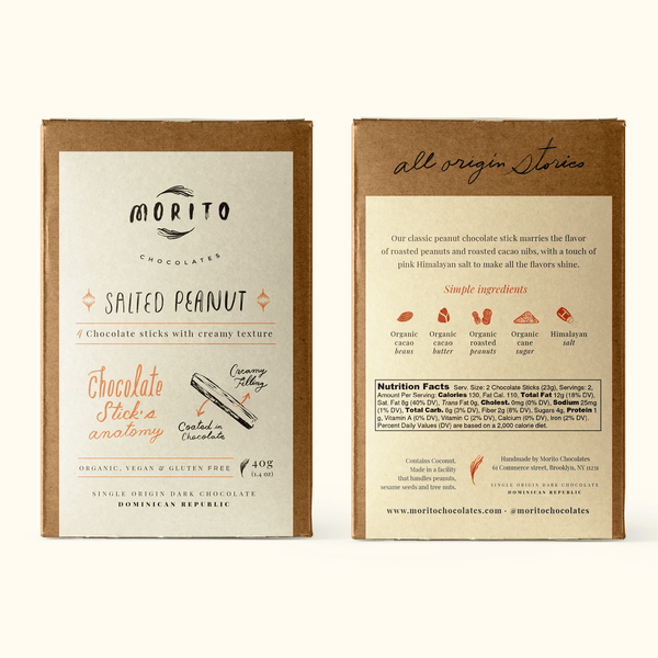 Salted Peanut Dark Chocolate Sticks - DIGS