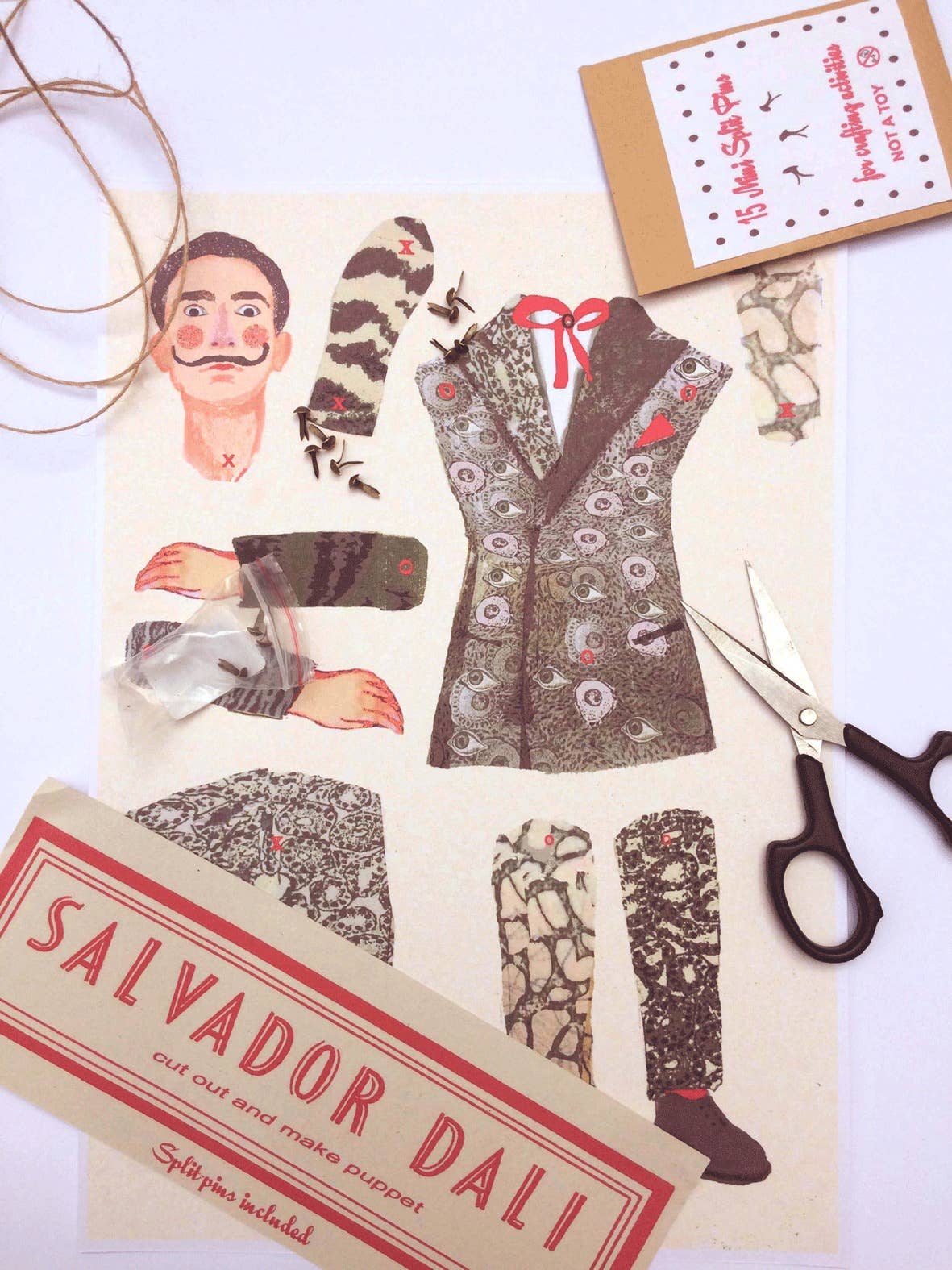 Salvador Dali Cut and Make Puppet - DIGS