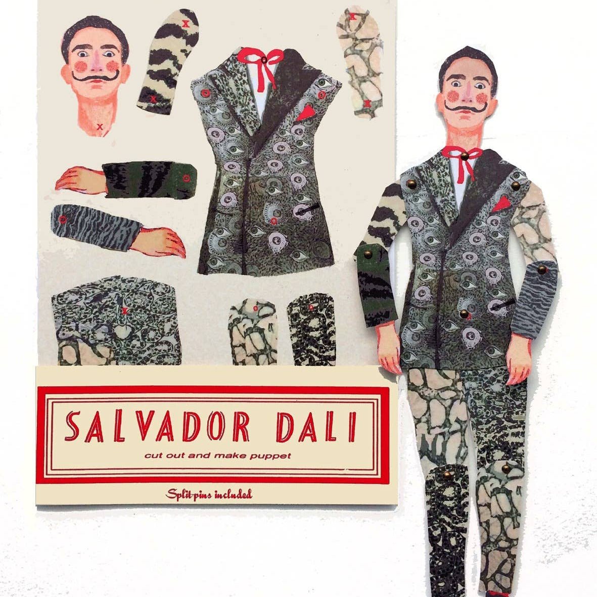 Salvador Dali Cut and Make Puppet - DIGS