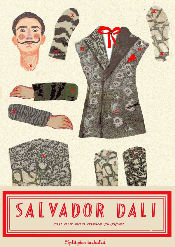 Salvador Dali Cut and Make Puppet - DIGS