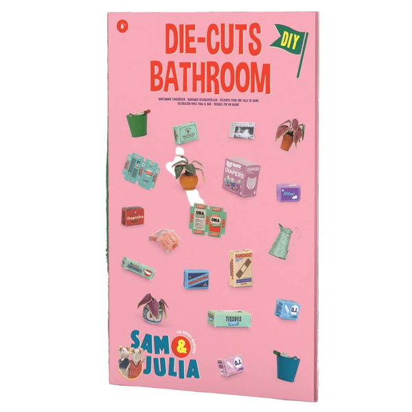 Sam & Julia's Mouse Mansion Die - Cut Prints: Bathroom Accessories - DIGS