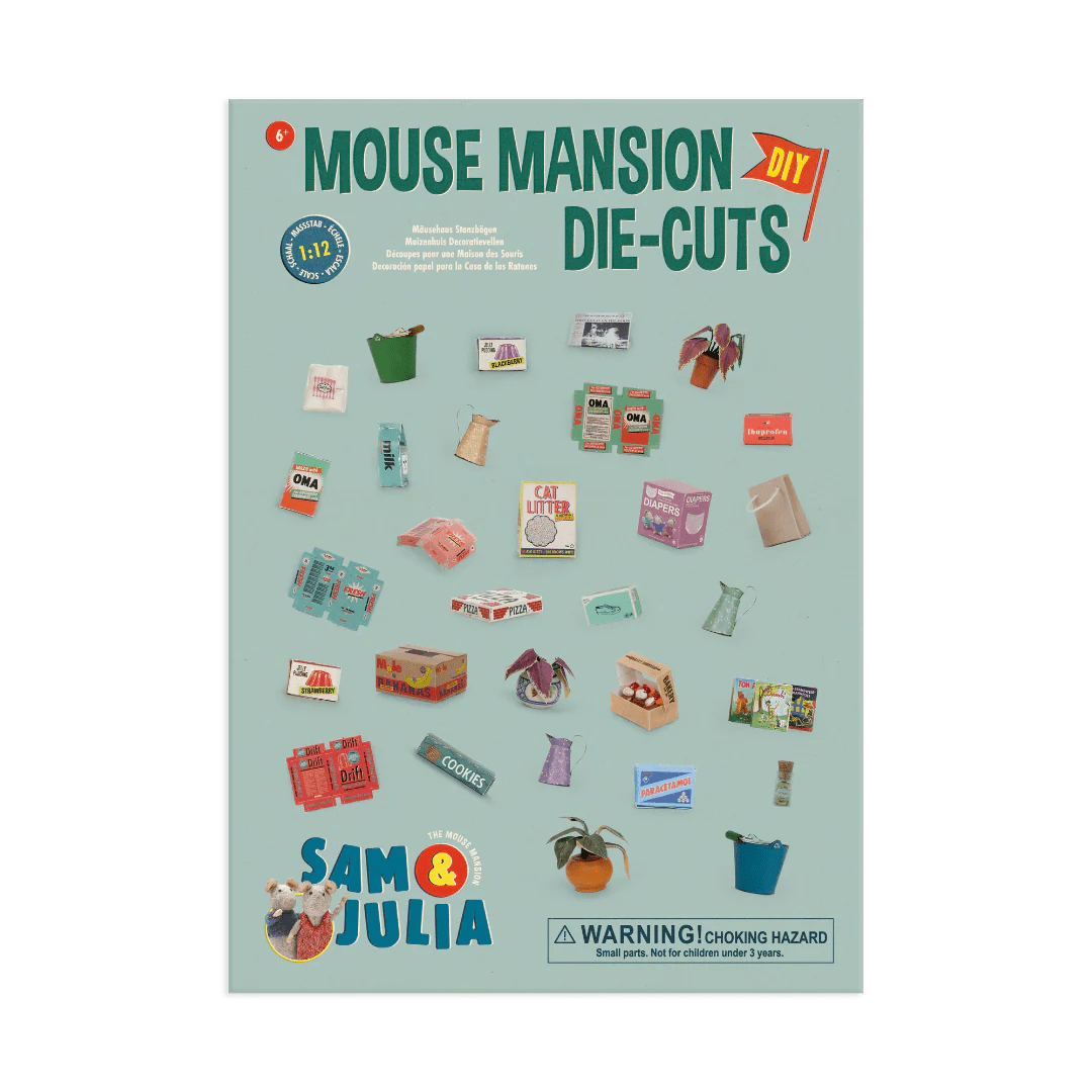Sam & Julia's Mouse Mansion Die - Cut Prints: Full Accessory Set - DIGS