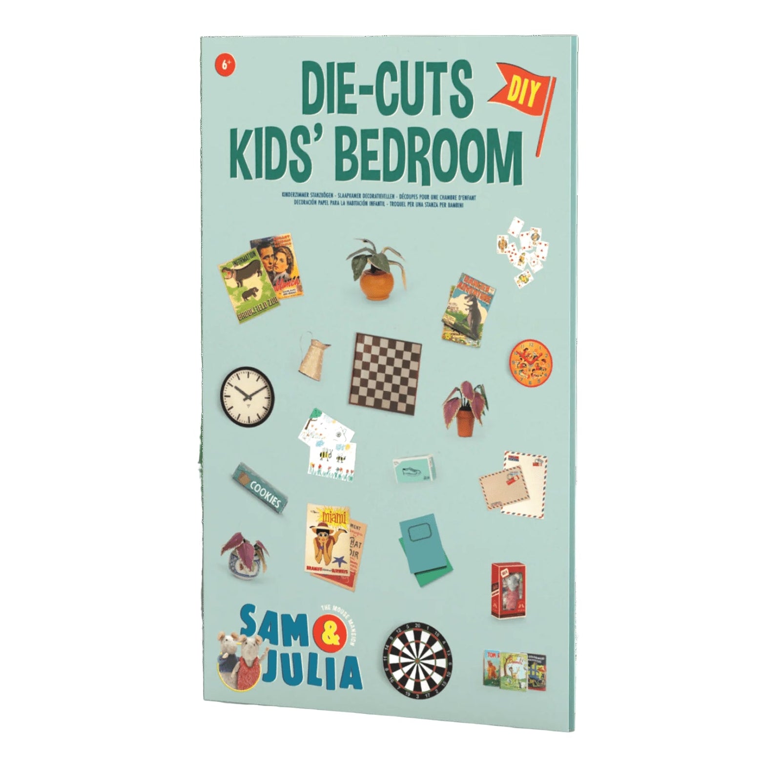 Sam & Julia's Mouse Mansion Die - Cut Prints: Kid's Bedroom Accessories - DIGS