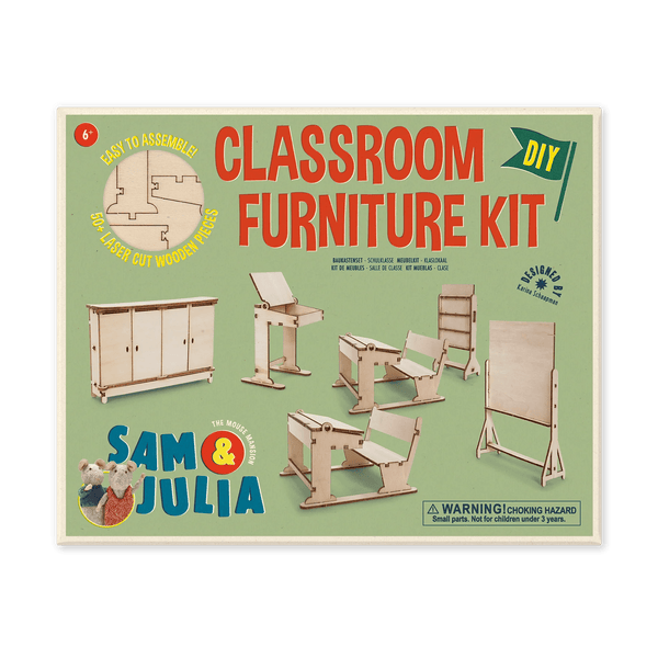 Sam & Julia's Mouse Mansion Furniture Kit: Classroom - DIGS