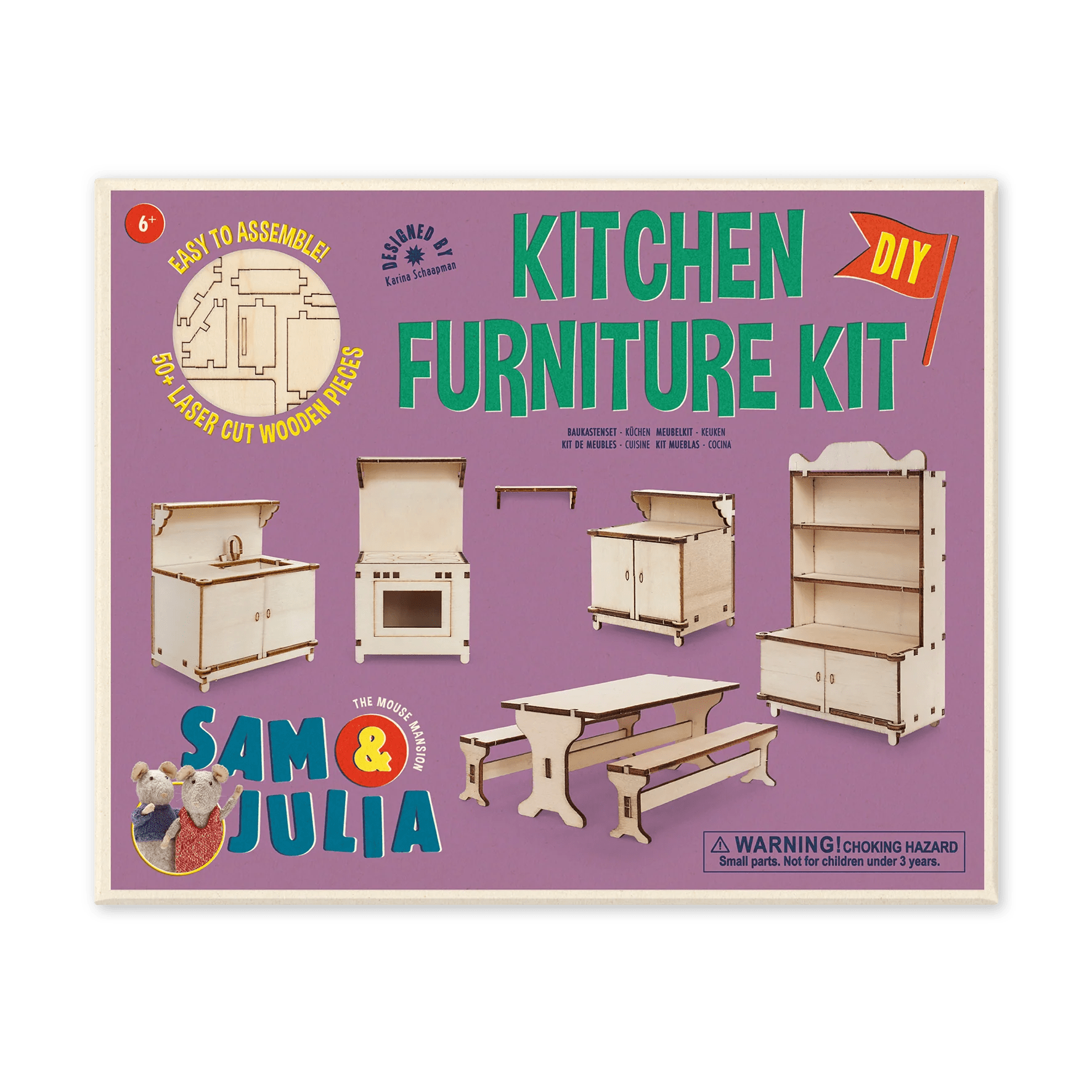 Sam & Julia's Mouse Mansion Furniture Kit: Kitchen - DIGS