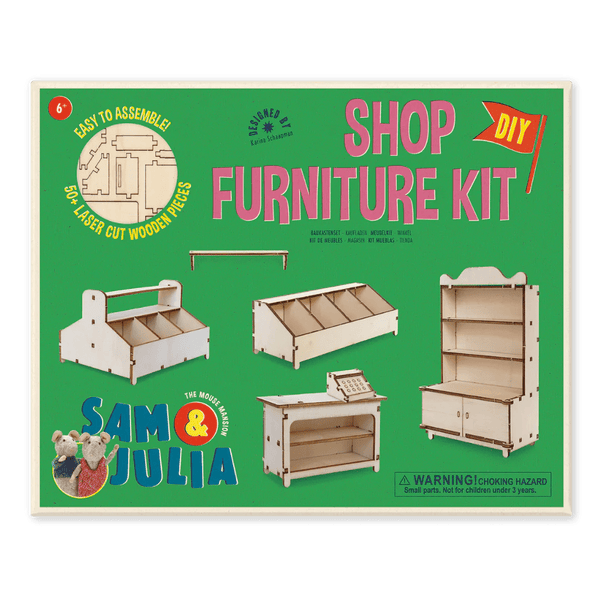 Sam & Julia's Mouse Mansion Furniture Kit: Shop - DIGS