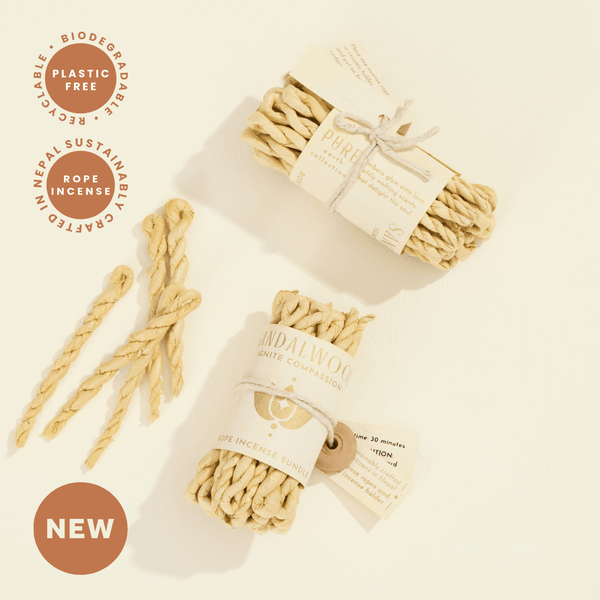 Sandalwood Rope Incense Bundle - DIGS