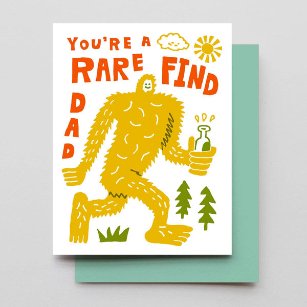 Sasquatch Father's Day Card - DIGS