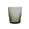 Fluted Gray Drinking Glass