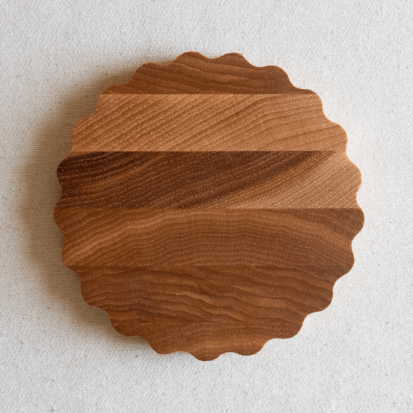 Scalloped Hardwood Coasters - DIGS