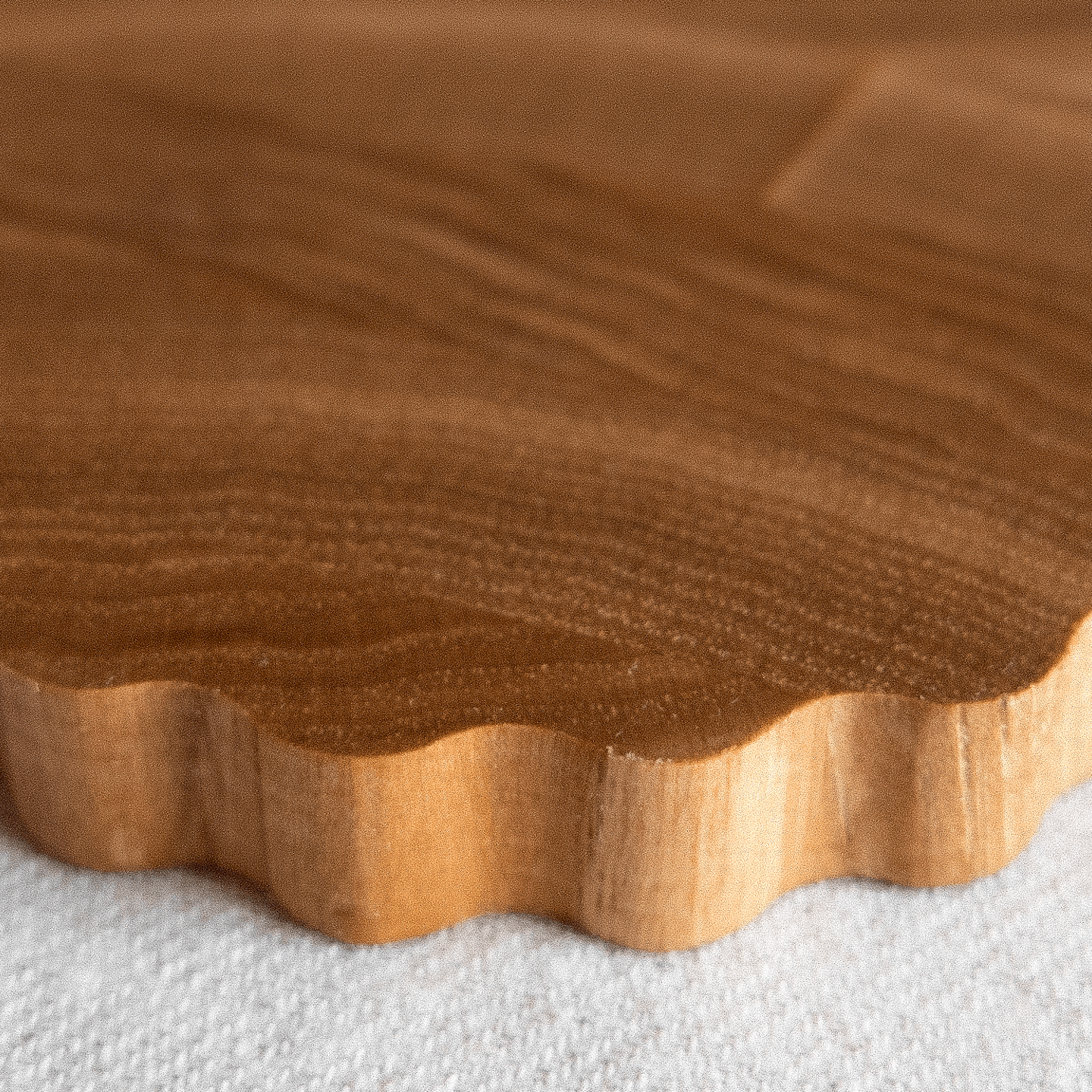 Scalloped Hardwood Coasters - DIGS