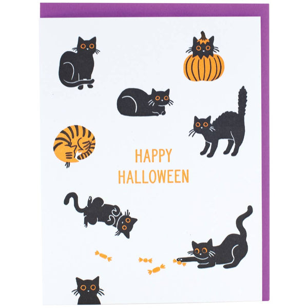 Scaredy Cats Halloween Card - DIGS