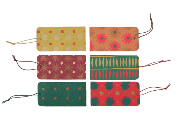 Screen Printed Holiday Gift Tags - DIGS