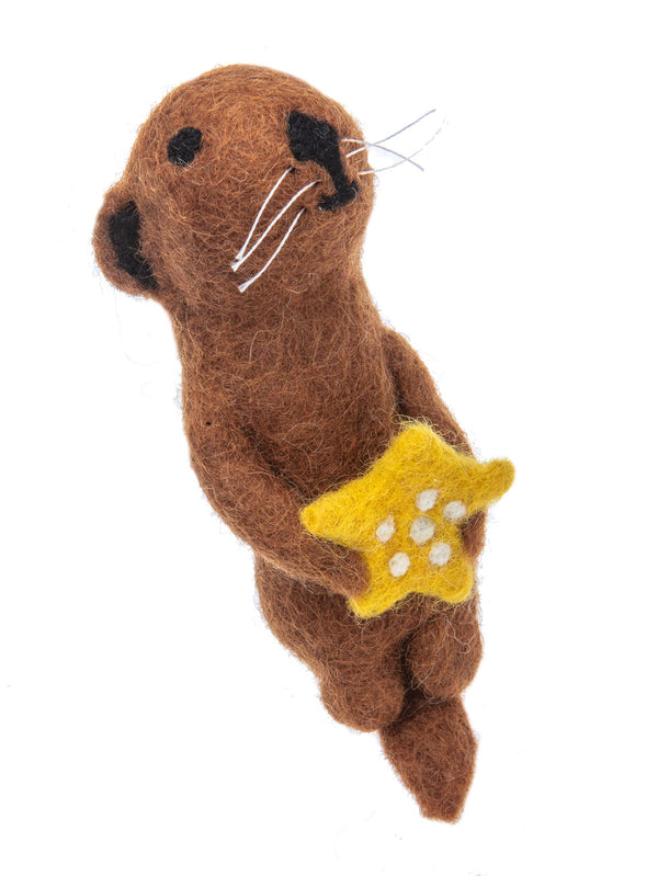 Sea Otter Finger Puppet - DIGS