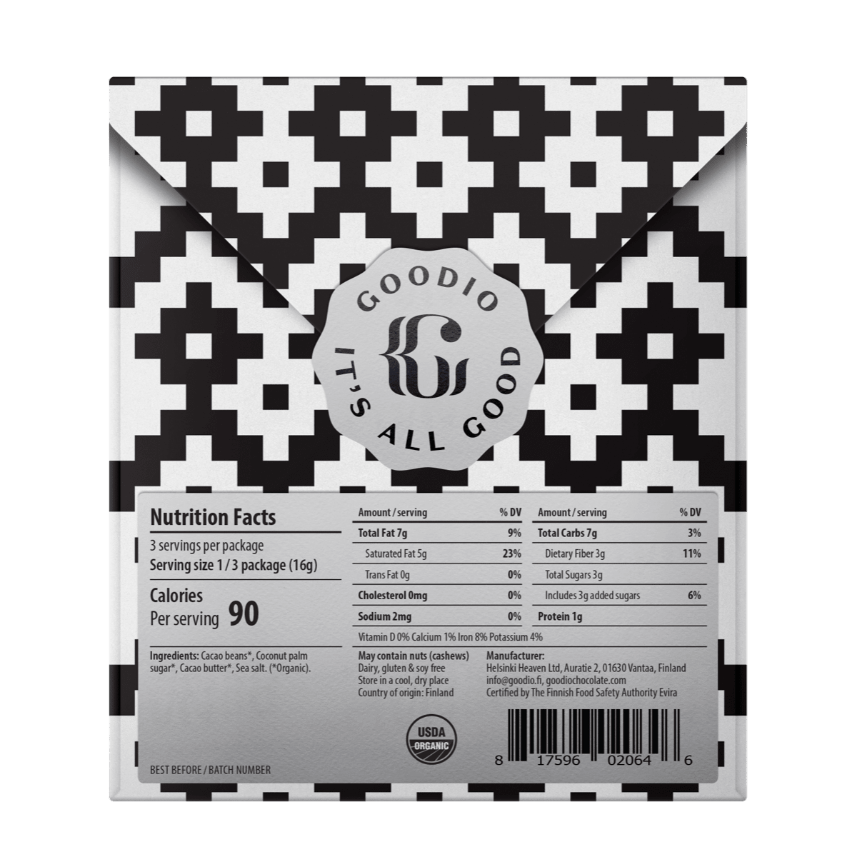 Sea Salt 77% Chocolate Bar - DIGS