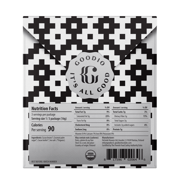 Sea Salt 77% Chocolate Bar - DIGS