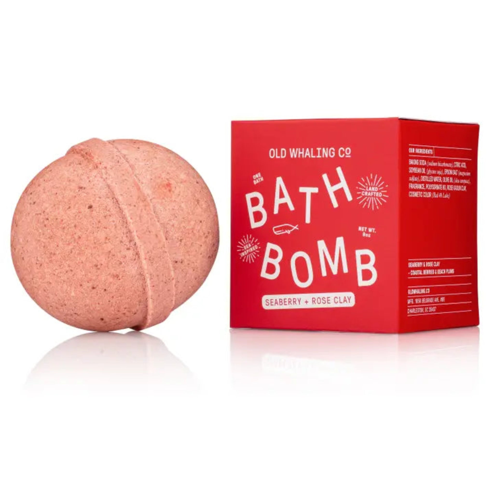 Seaberry & Rose Clay Bath Bomb - DIGS