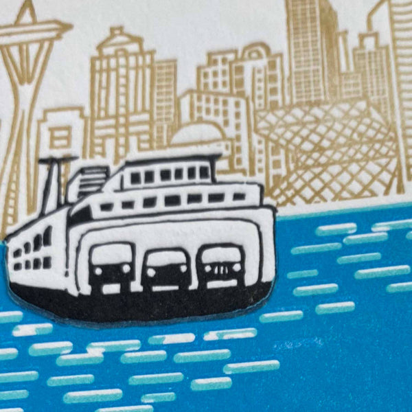 Seagulls in Seattle Card - DIGS