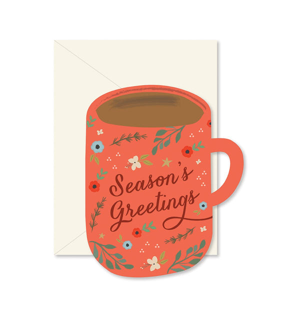 Season's Greetings Mug Holiday Card - DIGS