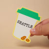 Seattle Coffee Sticker - DIGS