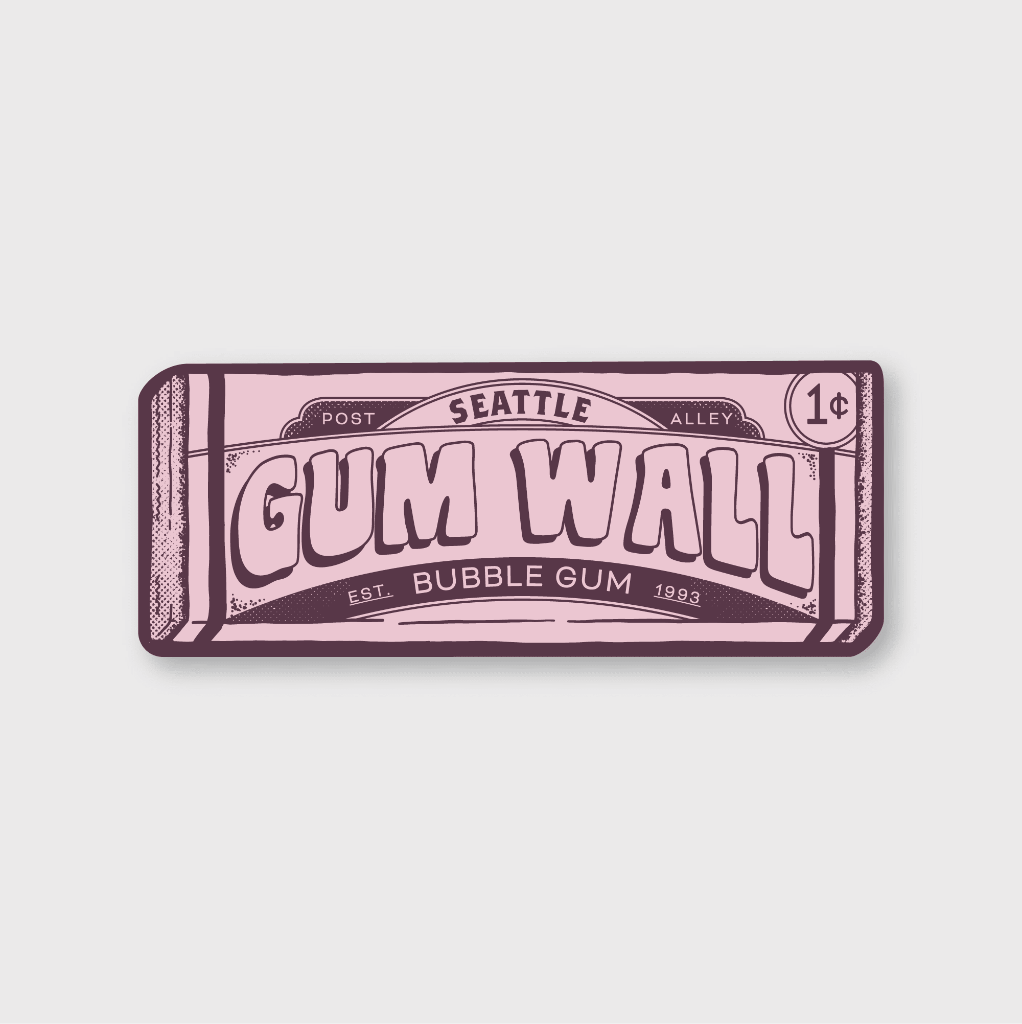 Seattle Gum Wall Sticker - DIGS