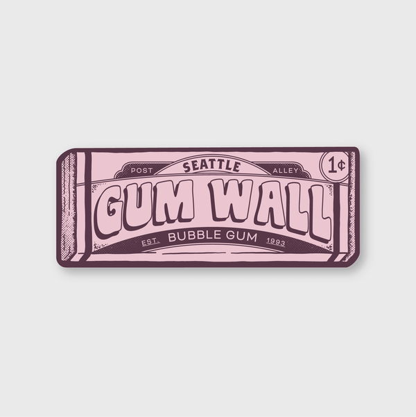 Seattle Gum Wall Sticker - DIGS