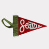 'Seattle' Mini Pennant Ornament - DIGS