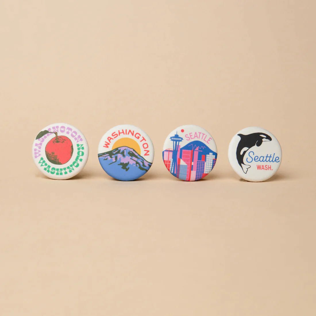 Seattle Orca Button - DIGS