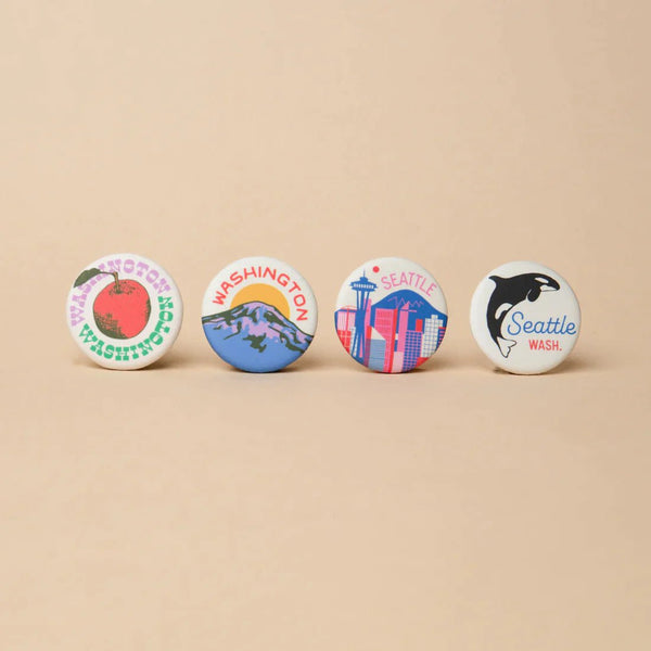 Seattle Orca Button - DIGS