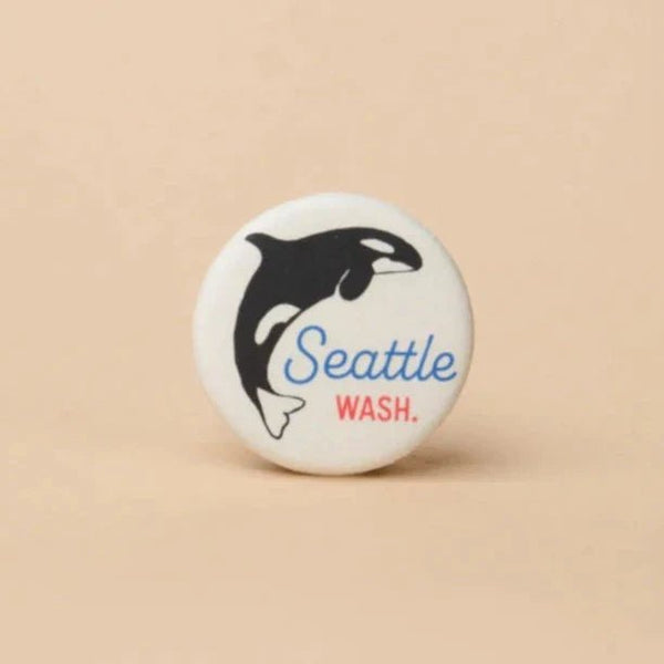 Seattle Orca Button - DIGS