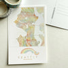 Seattle PRIDE Map Postcard - DIGS