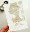 Seattle PRIDE Map Postcard - DIGS