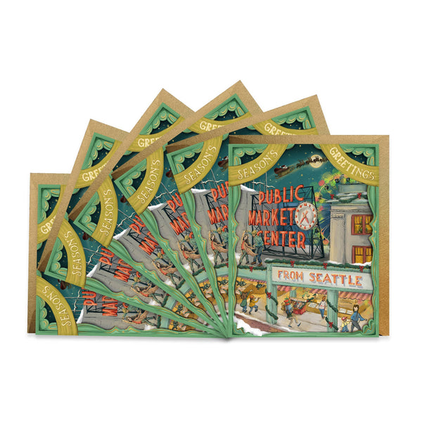 Seattle Season's Greetings Boxed Holiday Cards - DIGS