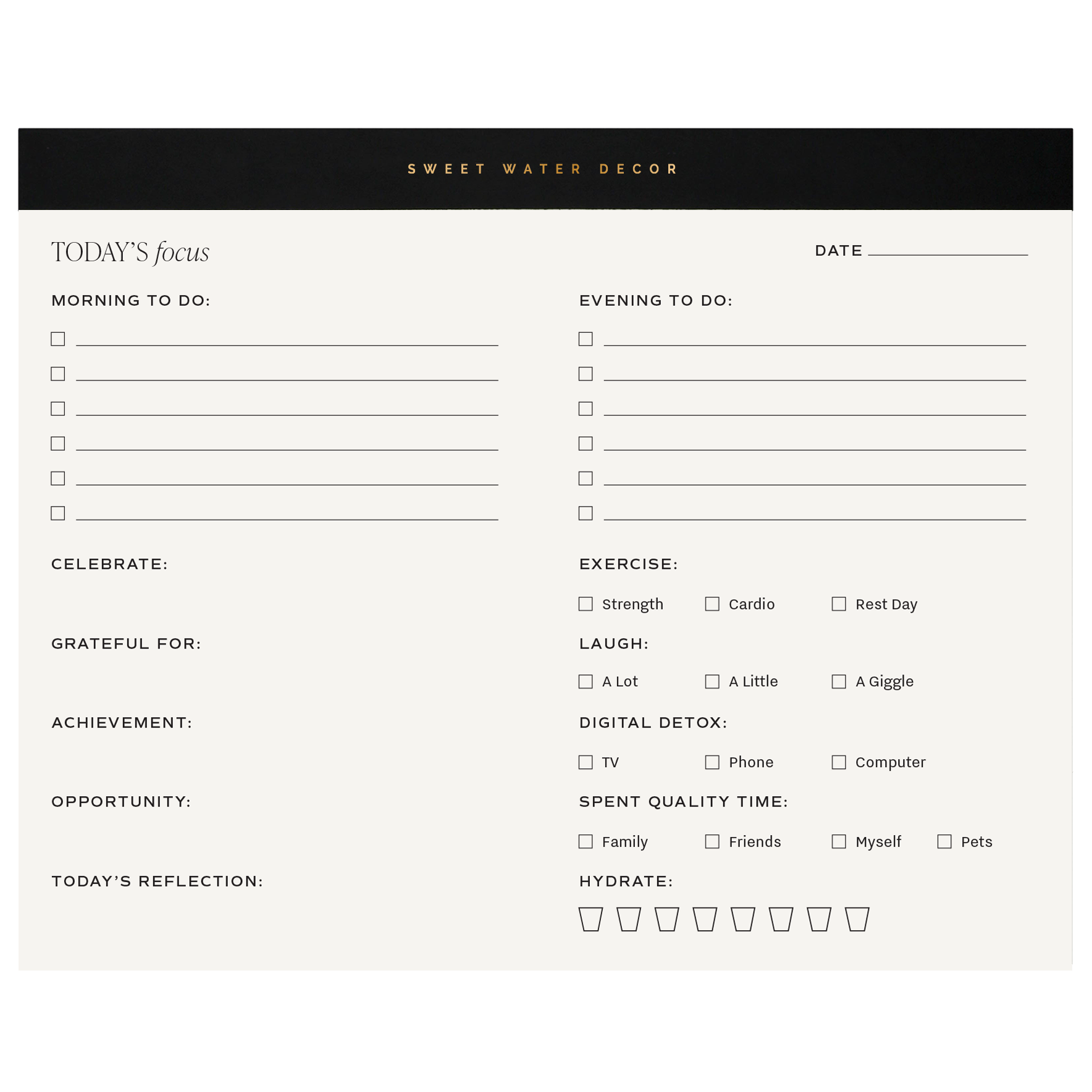 Self Care Notepad - DIGS
