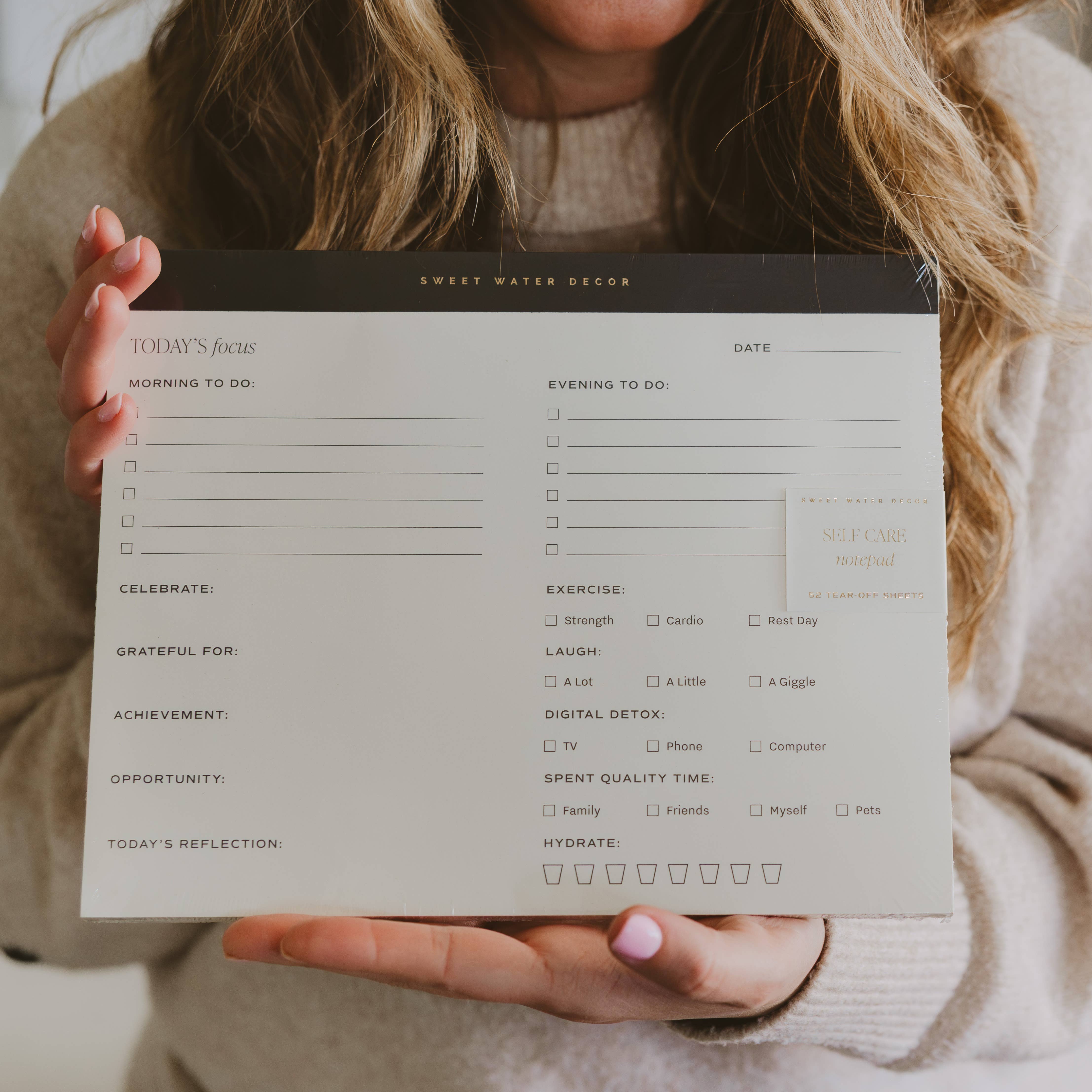 Self Care Notepad - DIGS