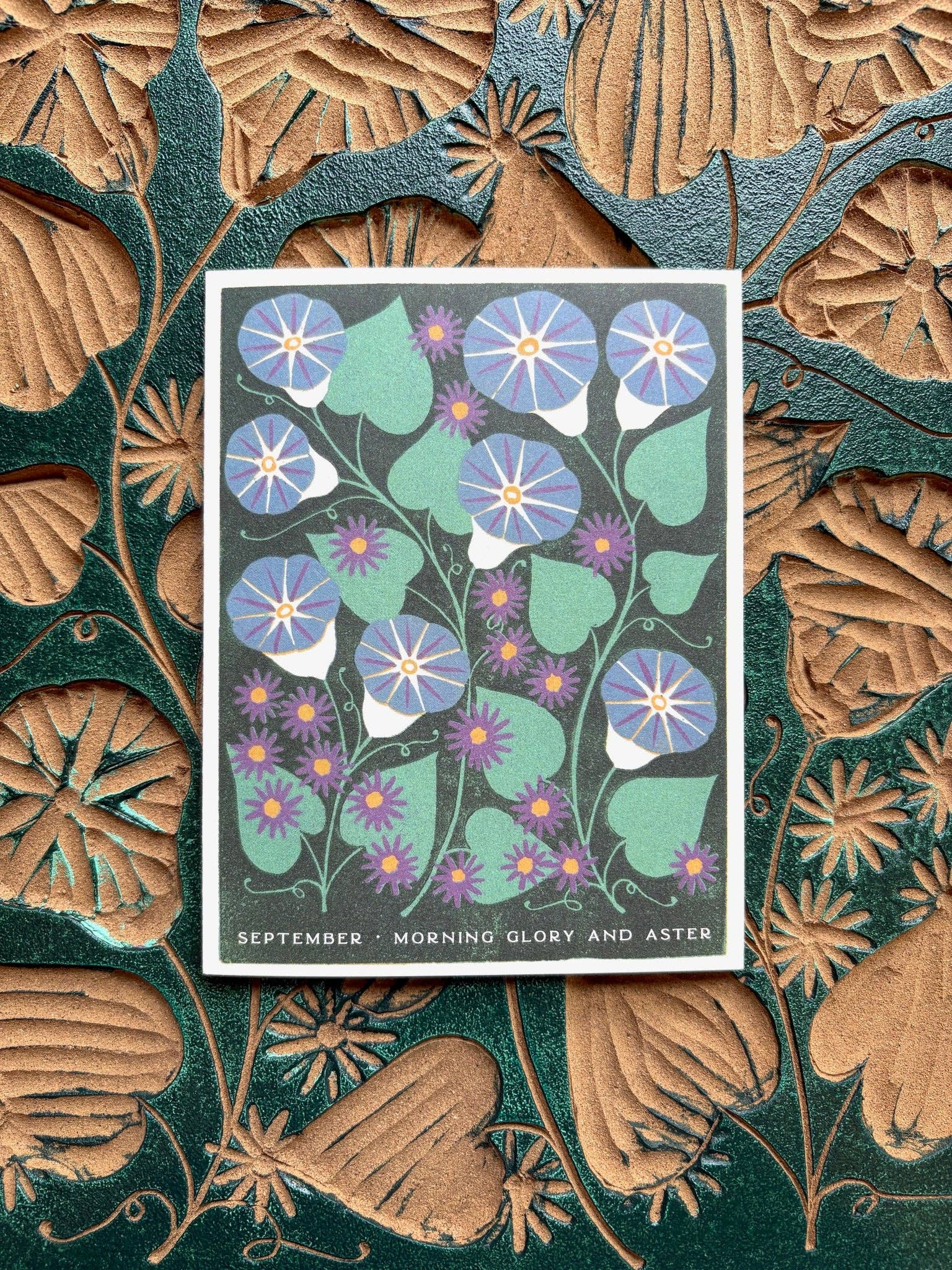 September Month Flowers Card - DIGS