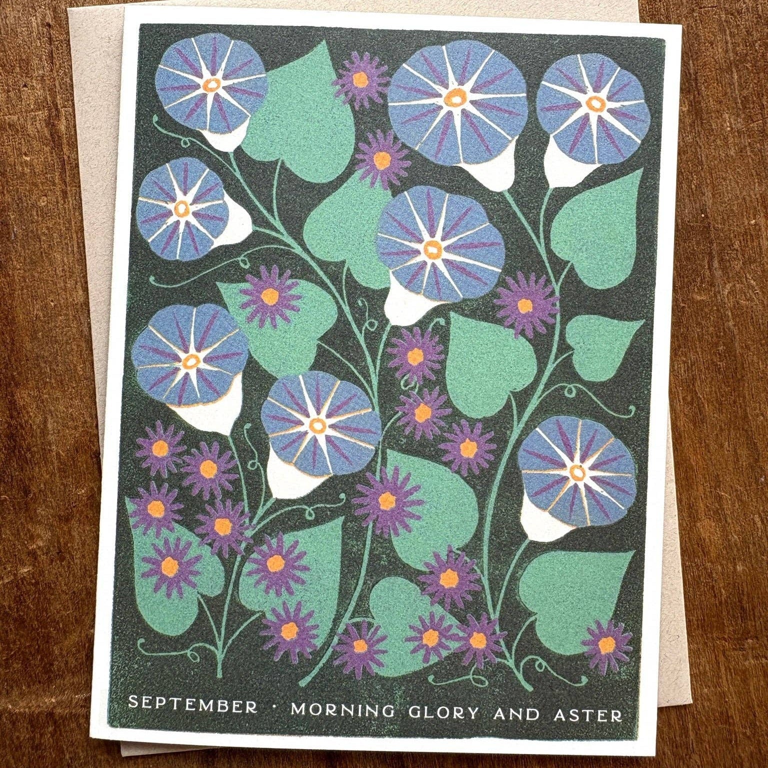 September Month Flowers Card - DIGS
