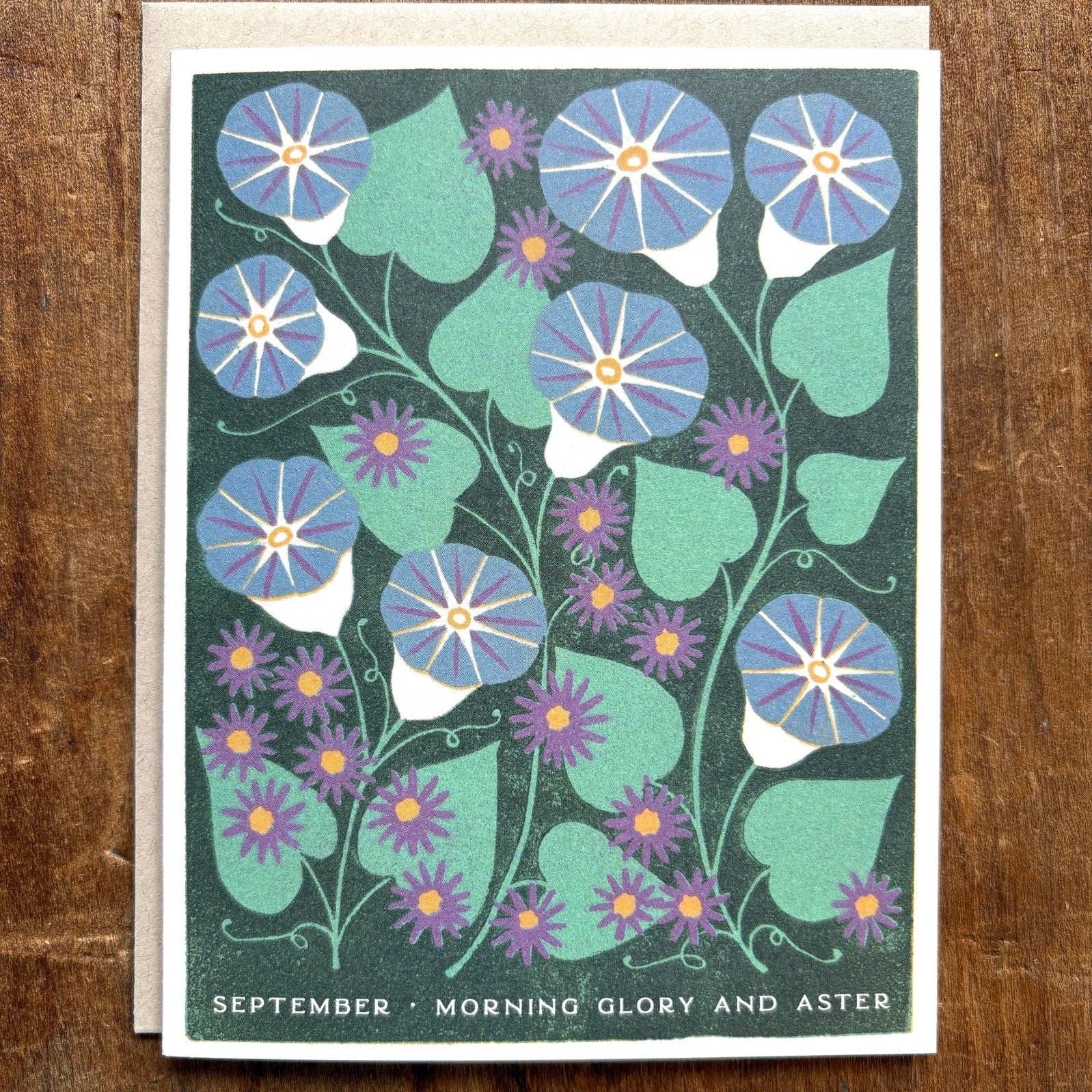 September Month Flowers Card - DIGS