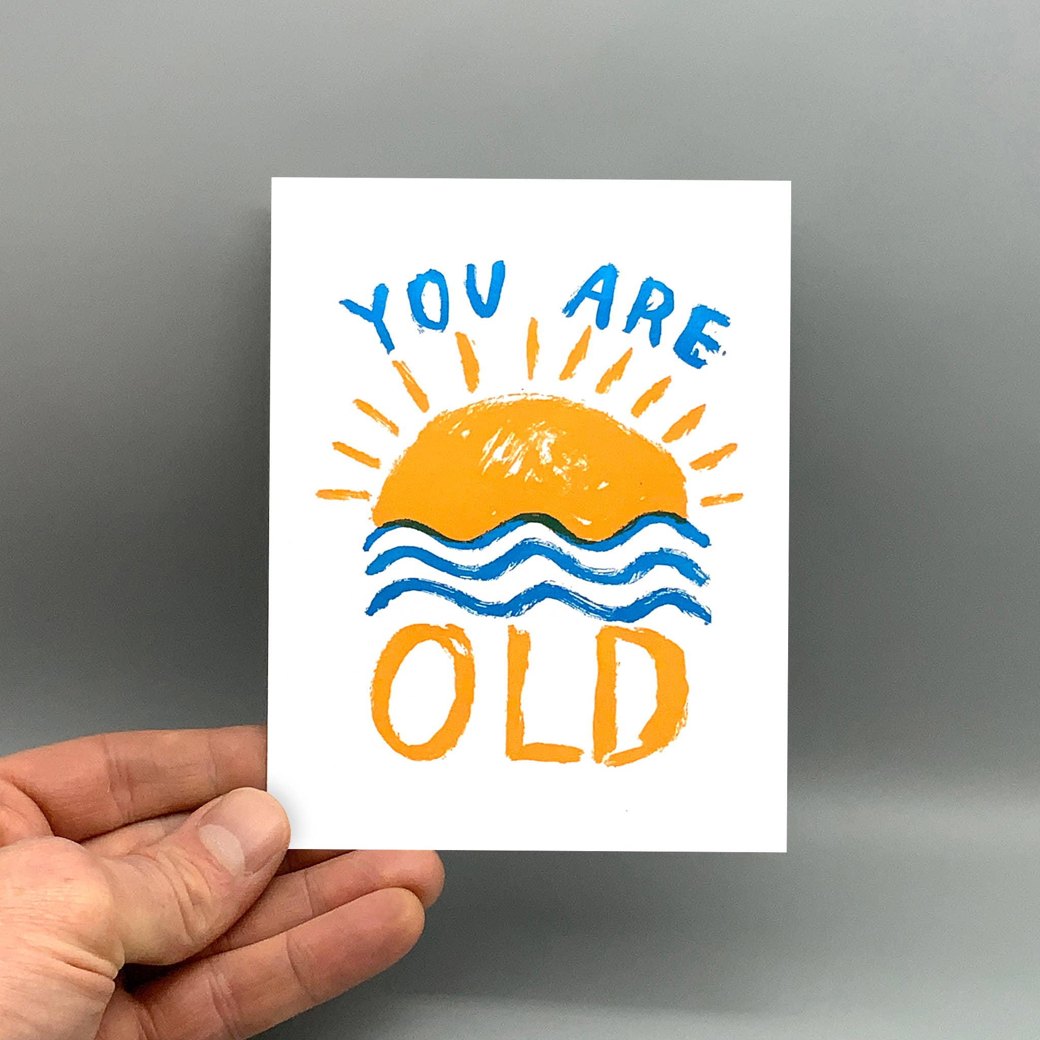 Setting Sun Birthday Card - DIGS