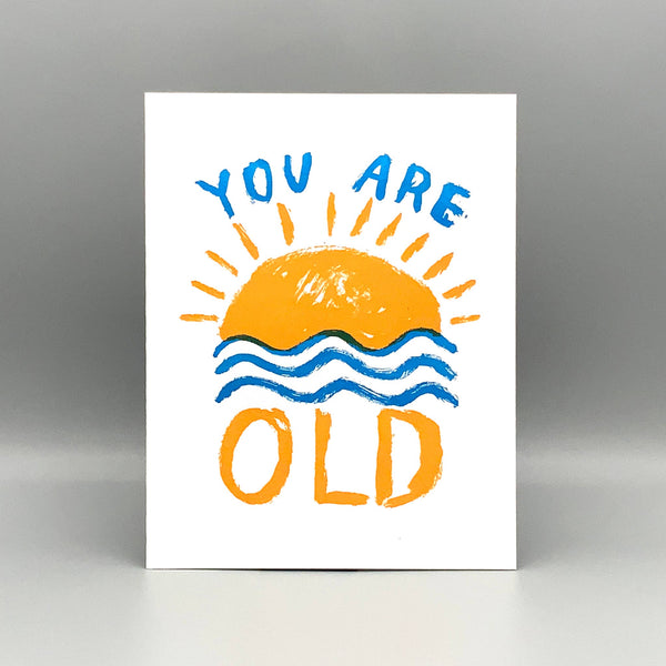 Setting Sun Birthday Card - DIGS