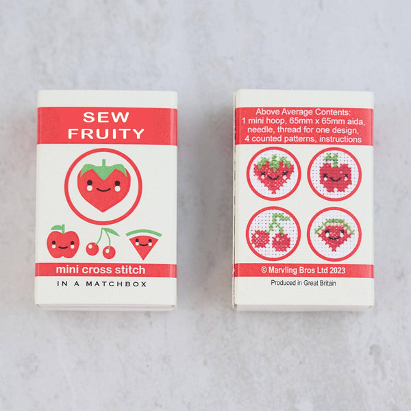 Sew Fruity Mini Cross Stitch Kit - DIGS