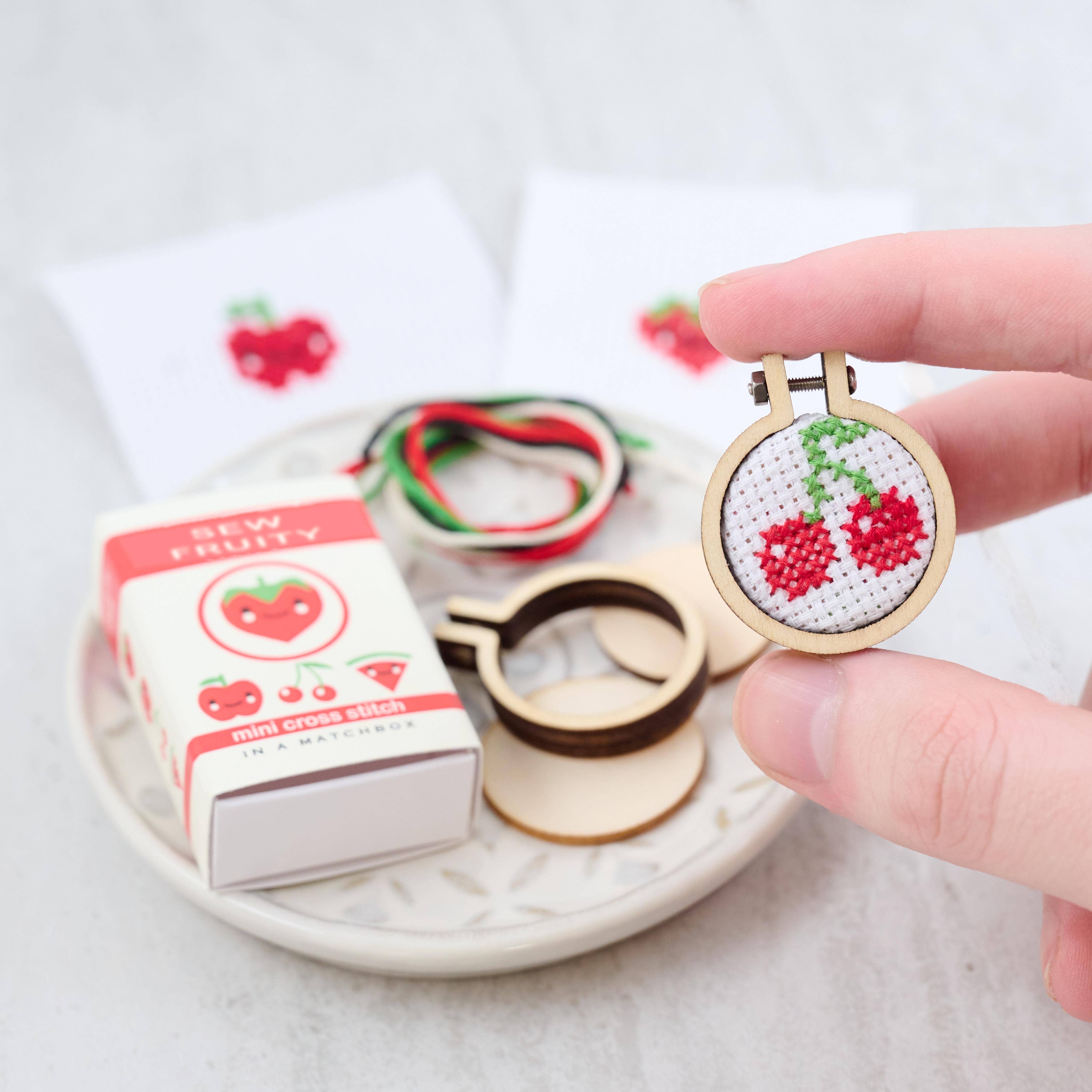 Sew Fruity Mini Cross Stitch Kit - DIGS